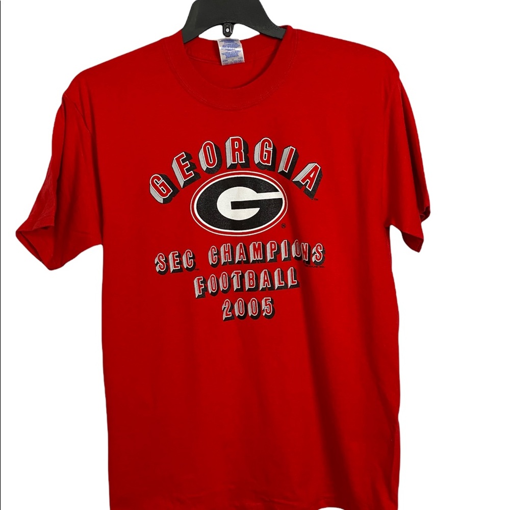 University of Georgia 2005 SEC Championship M T-shirt NWT Vintage UGA Bulldogs
